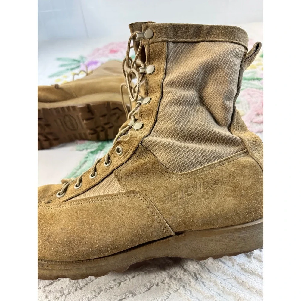 Belleville 300 TROP ST Gore-Tex Military Boots Tan Suede Vibram Mens 12W USA